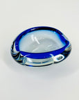 1950s MURANO COBALT BLUE SOMMERSO BOWL/ASHTRAY