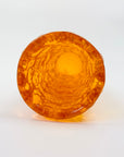 WHITEFRIARS ORANGE BARK GLASS VASE