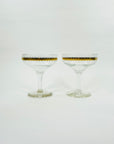 1950s GOLD GILDED GLASS COUPE