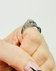 1980s STERLING SILVER PANTHER RING