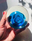 COBALT BLUE SPACE AGE PAPERWEIGHT