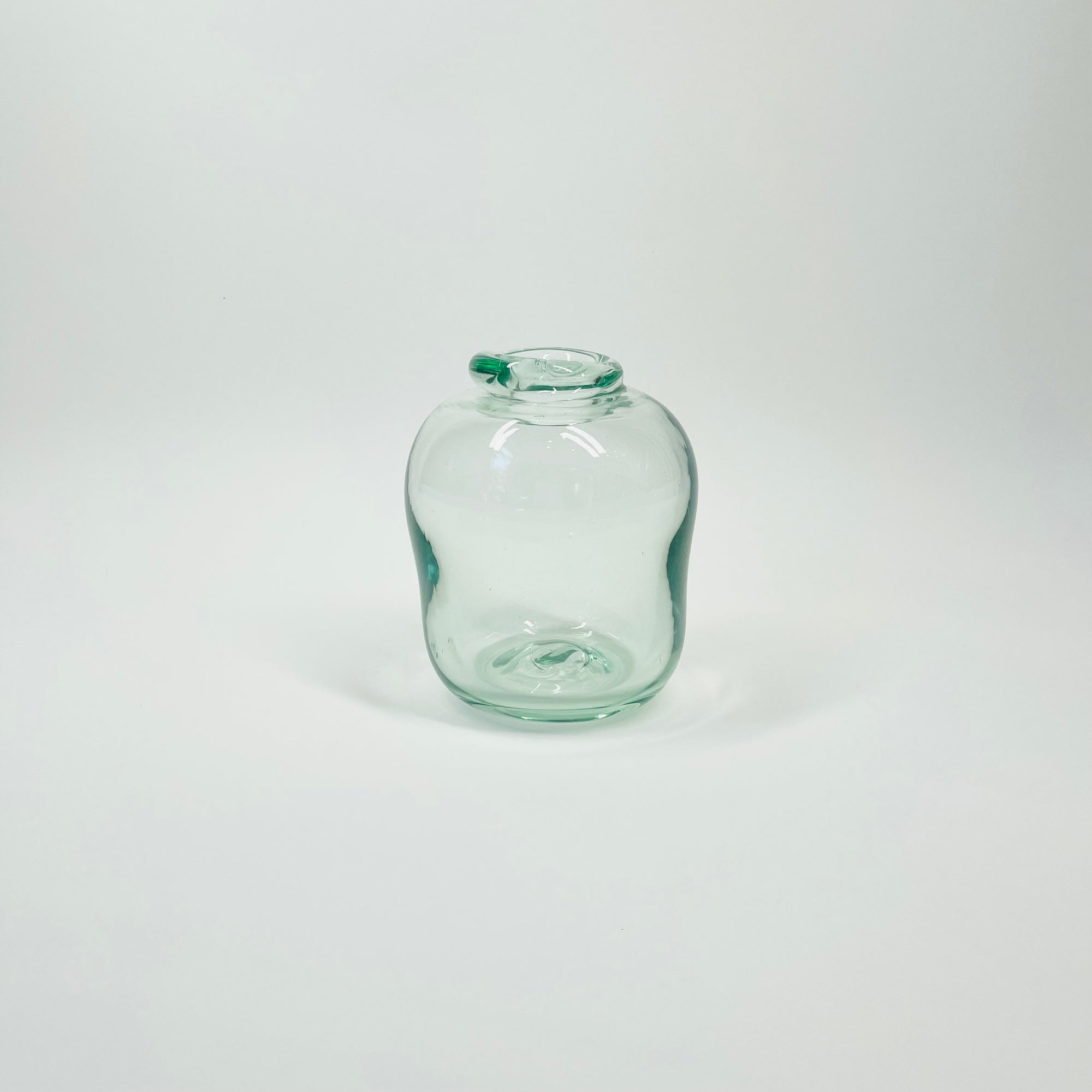 1980s MOUTH BLOWN SWEDISH GLASS MINI/POSY VASE