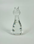 VINTAGE CUT CRYSTAL CAT