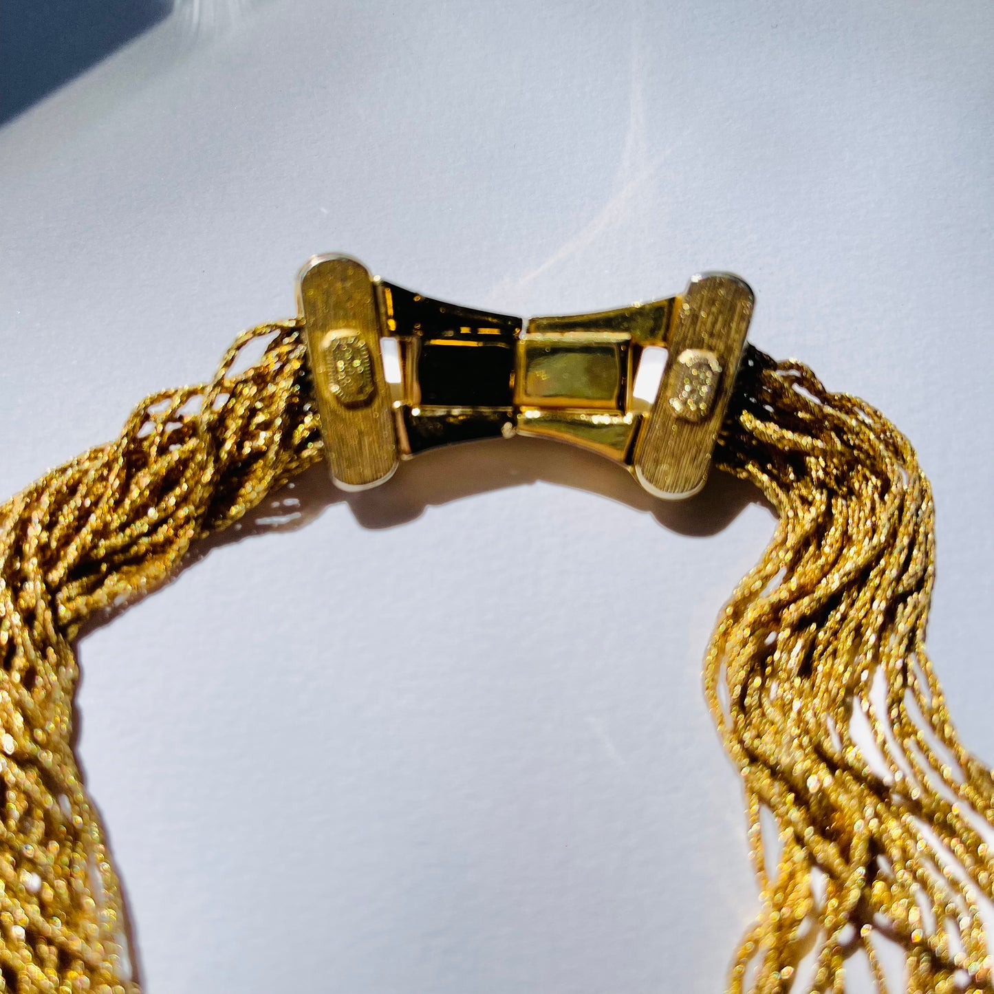 1975 CHRISTIAN DIOR MULTI-STRANDS STATEMENT NECKLACE