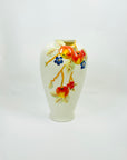 1920s BAVARIAN ROSENTHAL WHITE PORCELAIN VASE WITH FRUIT MOTIF