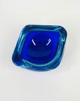 1950s COBALT BLUE MURANO SOMMERSO GLASS BOWL