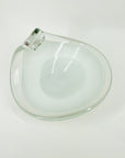 1970s JAPANESE CASED WHITE GLASS HOKUSAI WAVES BOWL