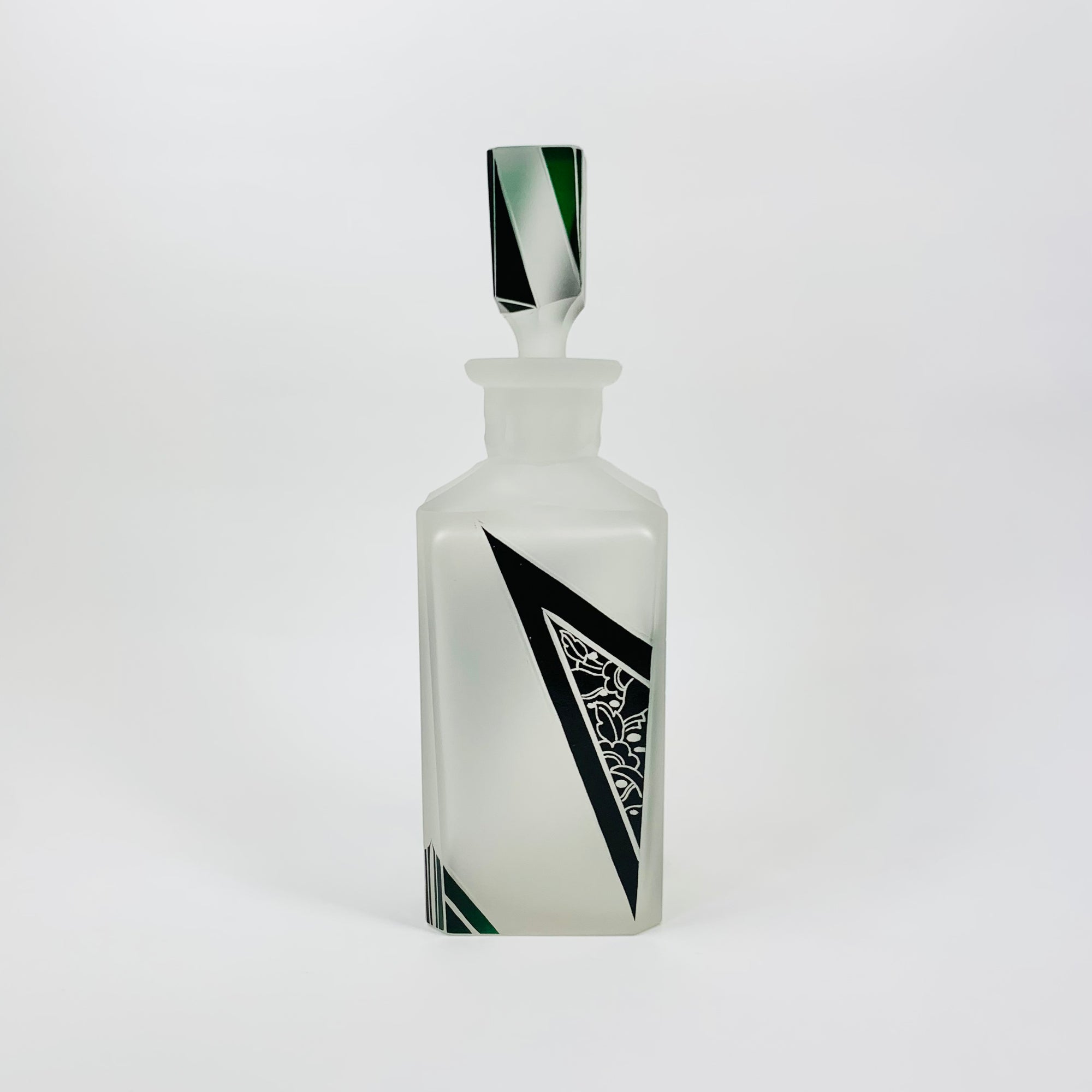 KARL PALDA GREEN BLACK DECANTER SET