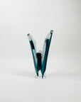 PAUL KEDELV COQUILLE SCULPTURAL GLASS VASE