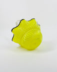 ANTIQUE VICTORIAN YELLOW VIKING BASKET