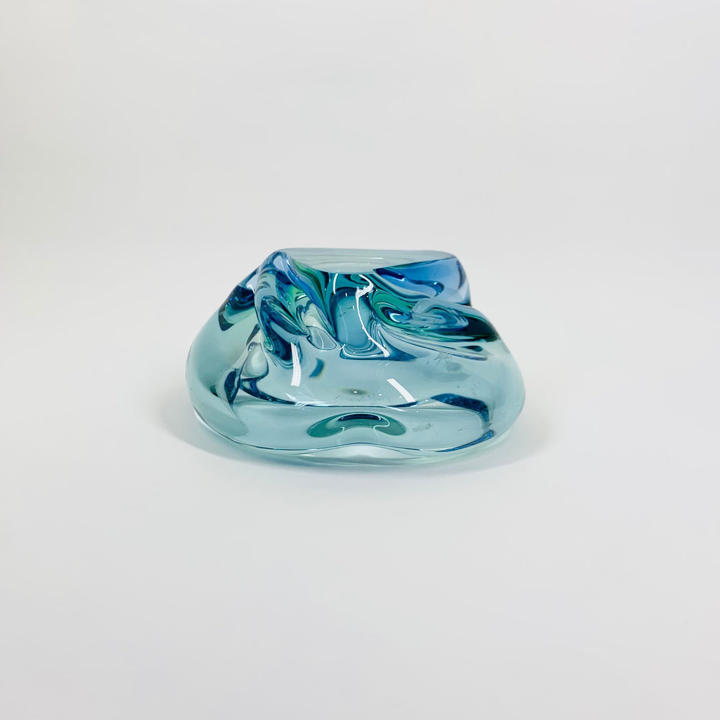 BLUE GREEN TWIST BOWL