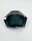 1960s PINK PURPLE GREY SOMMERSO DIAMOND FACETED GLASS BOWL