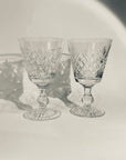 ANTIQUE STUART CRYSTAL GLASSES