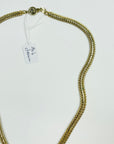 1970s BIJOUX GP MESH NECKLACE WITH CHEVRON PENDANT