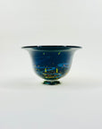 ABSTRACT ART GLASS SMALL BOWL BY ROLLIN KARG