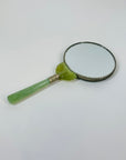 ANTIQUE JADE HAND MIRROR