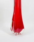 RED SWUNG VASE