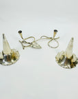 ANTIQUE ART NOUVEAU HARDY BROTHERS SILVER PLATED EPERGNE VASE/CANDLE HOLDER