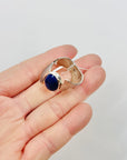 1960s FINNISH BRUTALIST SILVER RING WITH LAPIS LAZULI