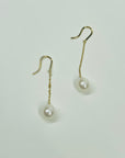 VINTAGE TIFFANY & CO. 18K GOLD PEARLS BY THE YARD PIERCED EARRINGS BY ELSA PERETTI