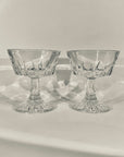 60s CRISTAL A’RQUES COUPE GLASSES