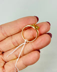 ANTIQUE VICTORIAN 9K GOLD FOX RING