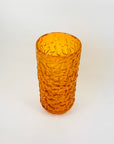 WHITEFRIARS ORANGE BARK GLASS VASE