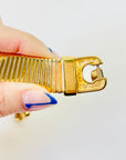 1980s GIVENCY TUBOGAS LINKS DIAMANTÉ PENDANT NECKLACE