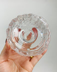 GEOFFREY BAXTER BARK GLASS CANDLE HOLDER