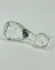 VINTAGE CUT CRYSTAL CAT