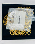 1990s CHANEL MATELASSE GOLD PLATED LOGO BELT