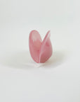 1950s PINK MURANO OPALINE GLASS MINI SHELL BOWL