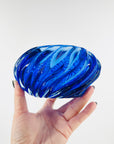 1930s MURANO COBALT BLUE TWIST SOMMERSO GLASS JAR