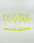 MIDCENTURY FINNISH URANIUM GLASS SULTAN SET BY NANNY STILL FOR RIIHIMAEN LASI