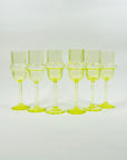 MIDCENTURY FINNISH URANIUM GLASS SULTAN SET BY NANNY STILL FOR RIIHIMAEN LASI