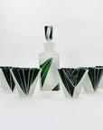 KARL PALDA GREEN BLACK DECANTER SET