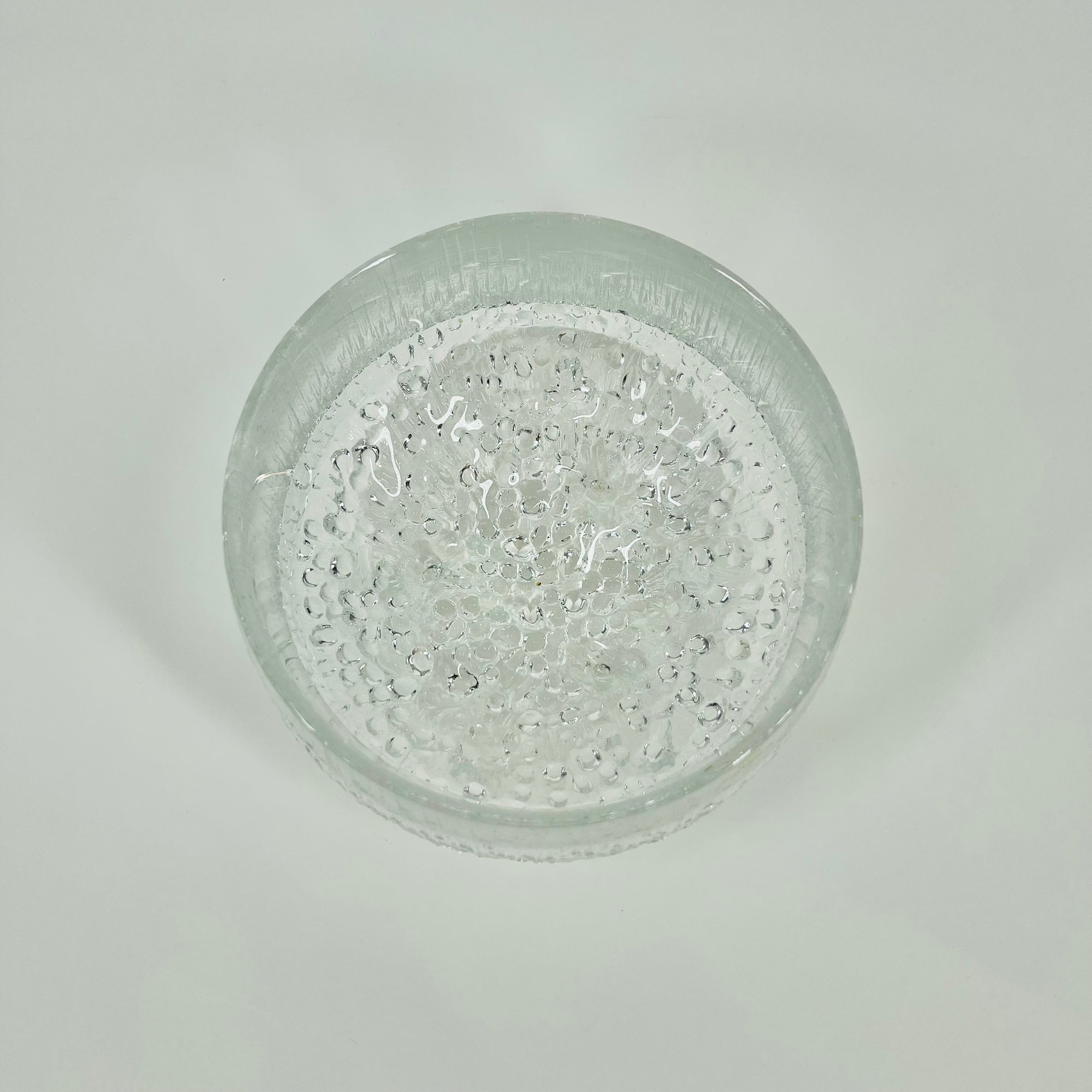 1970s IITTALA ULTIMA THULE ICE GLASS BOWL