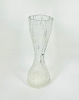 LARGE 1960s INGRID GLASHUTTE BARK GLASS VASE