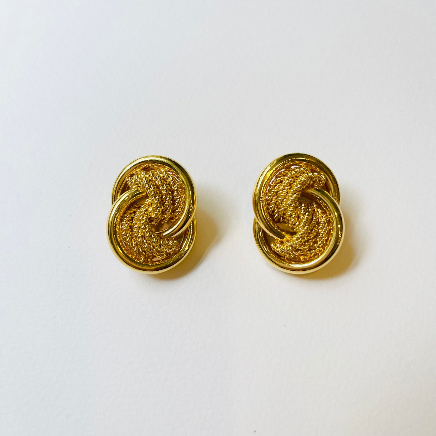 80s ANNE KLEIN CHUNKY TWIST ROPE NECKLACE SUITE
