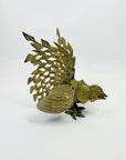 ANTIQUE FRENCH BRASS FIGHTING COCK/ROOSTER