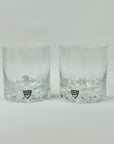 VINTAGE ORREFORS HAND CRAFTED GLASS TUMBLERS