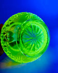 URANIUM GLASS ROSE BOWL/VASE