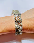 1960s MODERNIST BRUTALIST PUZZLE BRACELET