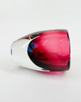 1950s AFORS PINK/CRANBERRY GLASS POSY VASE BY ERNEST GORDON