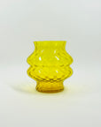 1950s JAPANESE PINEAPPLE GLASS VASE/CANDLE LANTERN