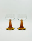 1970s FRENCH LUMINARC GLASS ROEMER