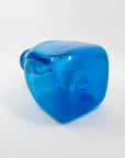 1970s BLENKO KINGFISHER BLUE GLASS DECANTER