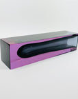 XL 1950s NEODYMIUM PURPLE MURANO SOMMERSO FACETED GLASS BLOCK VASE