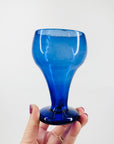 COBALT BLUE FOOTED GLASSES