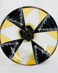 KARL PALDA GOLD BLACK FISH STEM BOWL